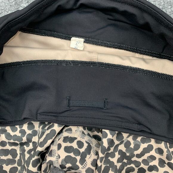 Lululemon Pace Rival Crop Leggings Womens 6 Animal Print Stretch Waist Active - Picture 12 of 15